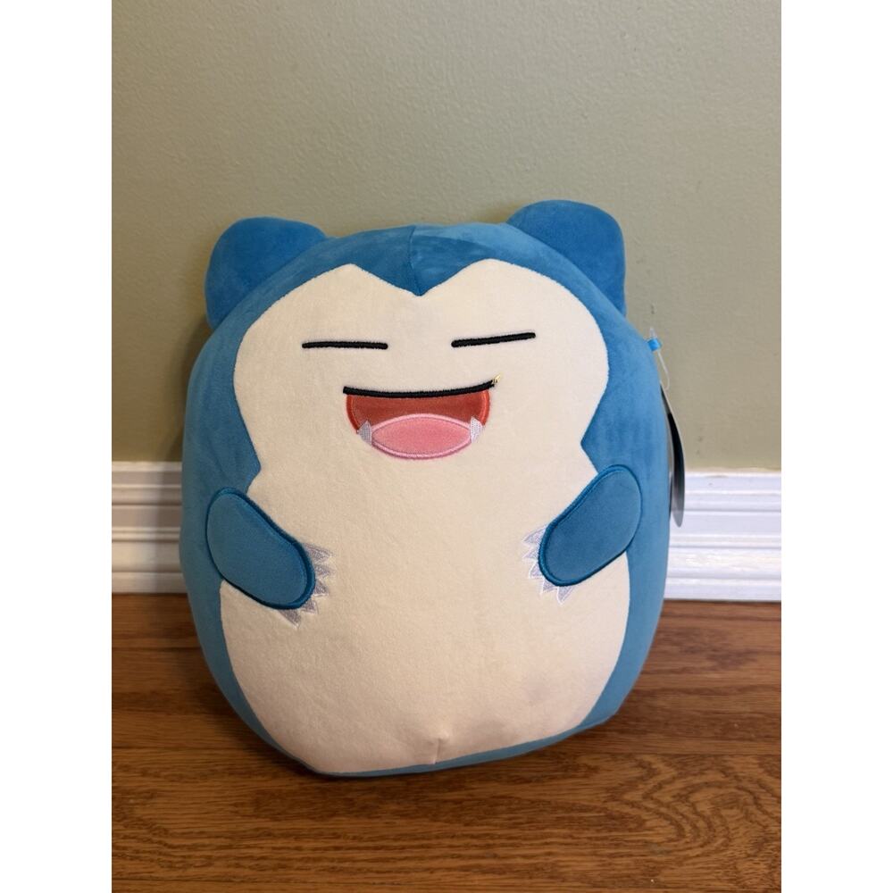 Original Squishmallows 10" Pokemon Snorlax Plush NEW 2023